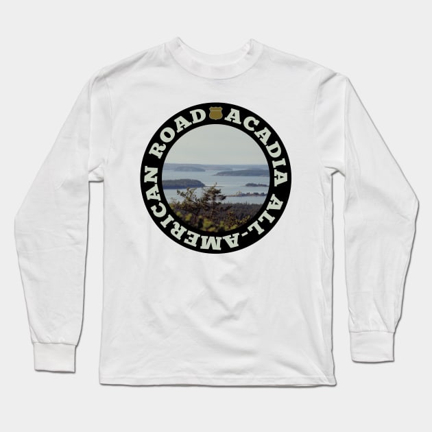 Acadia All-American Road circle Long Sleeve T-Shirt by nylebuss